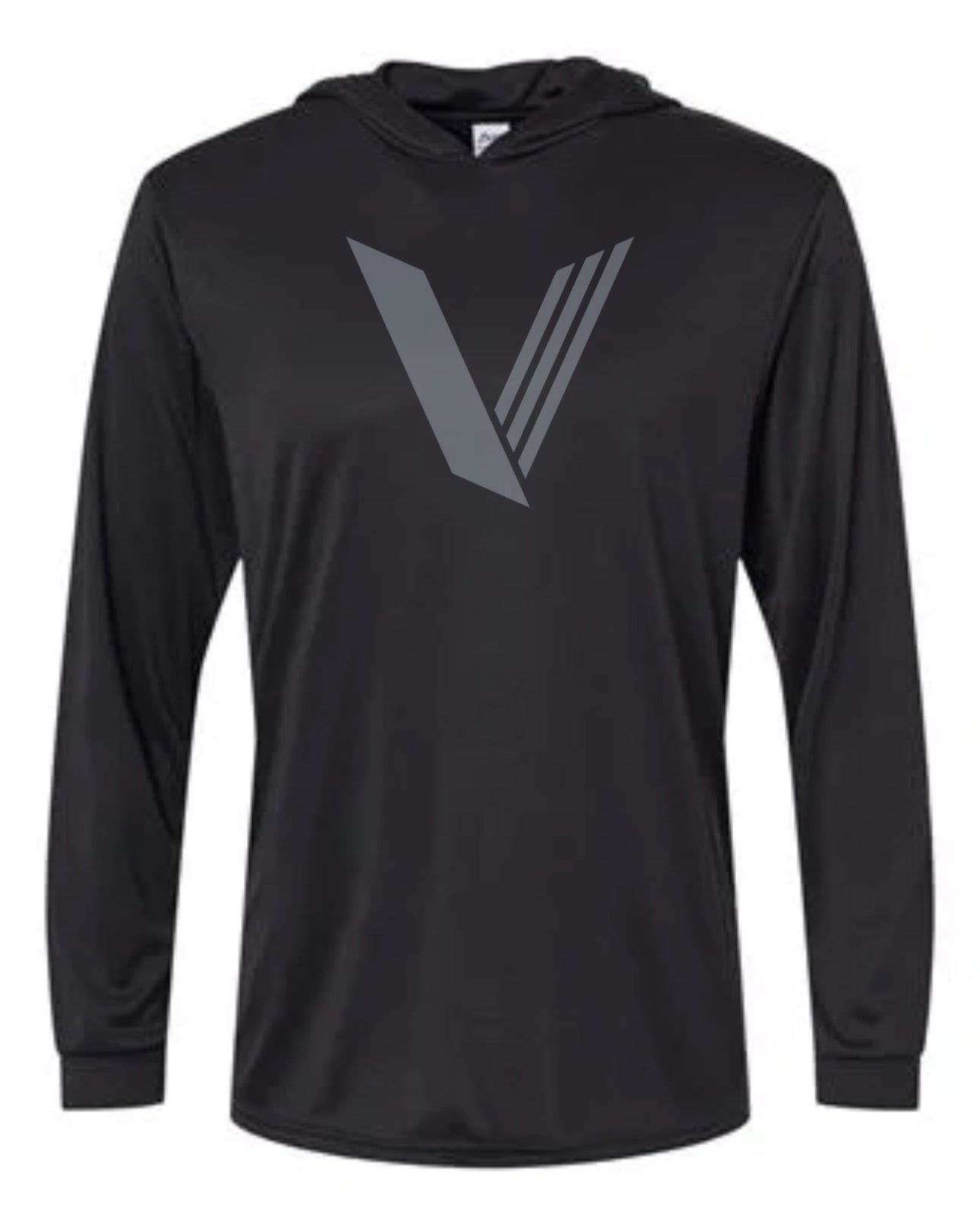 V LOGO HOODED SUNSHIRT